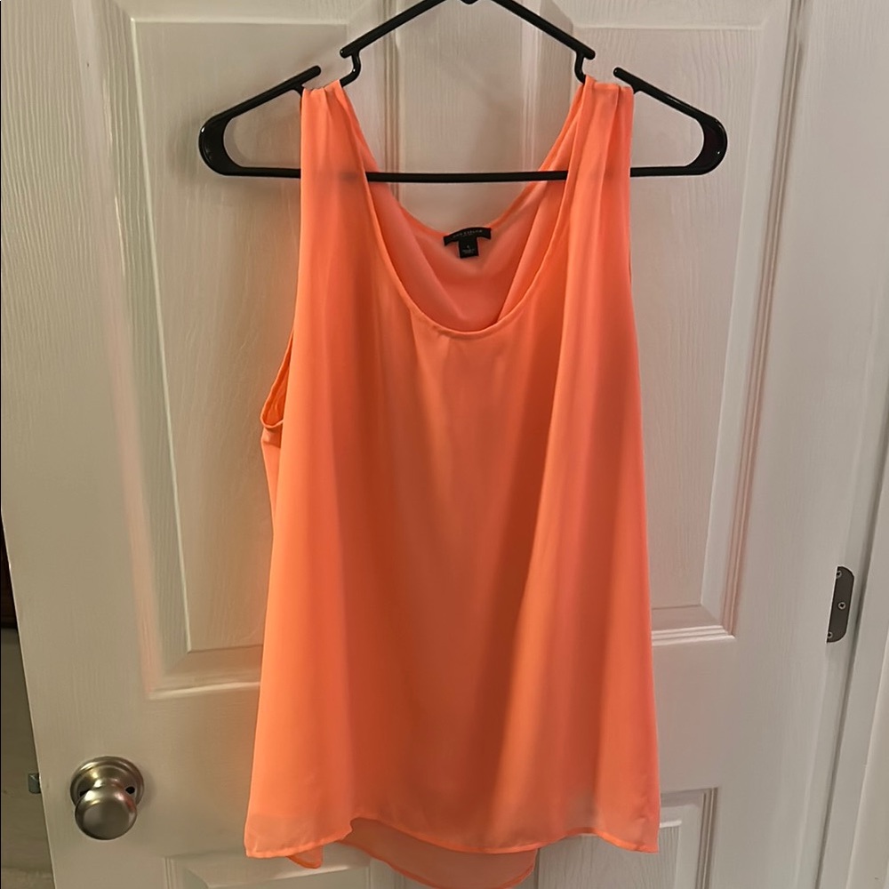 Orange Sleeveless Women's Top